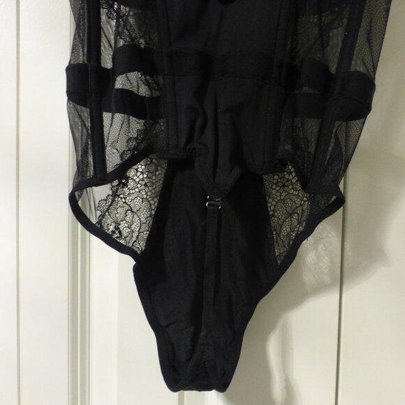 VICTORIA'S SECRET black "Very Sexy" love teddy bodysuit - Picture 7 of 8